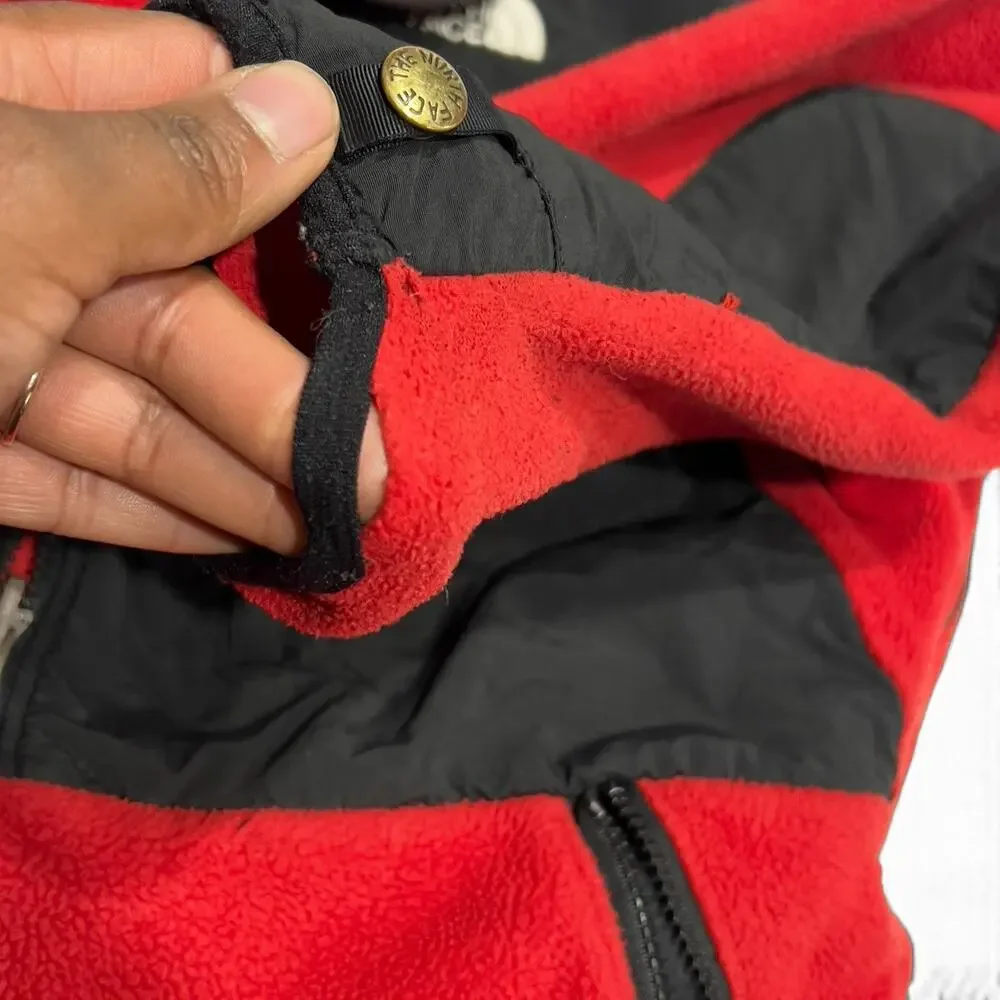 The North Face TNF Red 1995 Retro Denali Fleece Jacket Mens Size Small Full Zip